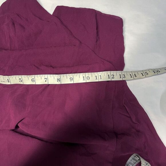 Lulus Lorenz Plum Purple Ruffled Lace-Up Maxi Dress Size M NWT - Picture 13 of 15